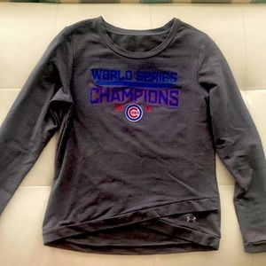 Under Armour Chicago cubs world series championship sweatshirt size small